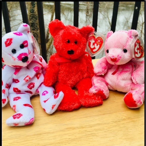 Valentines Day Beanie Baby Bundle - Picture 2 of 8